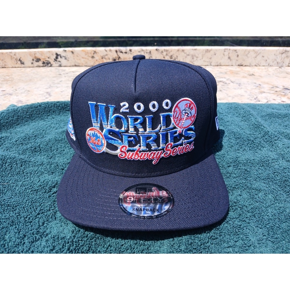 NY Yankees x Mets 2000 Subway Series 9FIFTY Snapback New Era Cap- A Frame - Navy